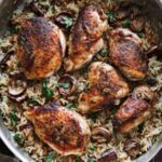 Creamy Chicken Mushroom Orzo